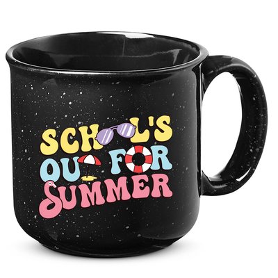 Schools Out For Summer Graduation Students Teacher Vacation. 15oz Campfire Ceramic Mug