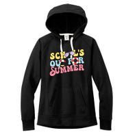 Schools Out For Summer Graduation Students Teacher Vacation. Women's Fleece Hoodie