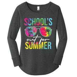 Schools Out For Summer Graduation Students Teacher Vacation Women's Perfect Tri Tunic Long Sleeve Shirt