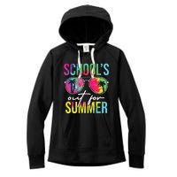 Schools Out For Summer Graduation Students Teacher Vacation Women's Fleece Hoodie