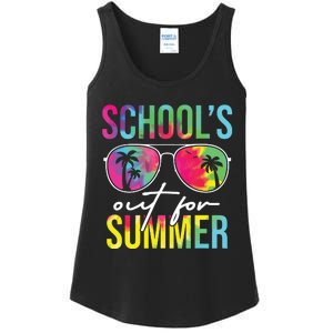 Schools Out For Summer Graduation Students Teacher Vacation Ladies Essential Tank