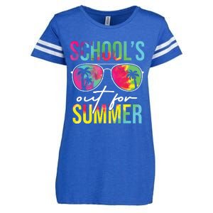 Schools Out For Summer Graduation Students Teacher Vacation Enza Ladies Jersey Football T-Shirt