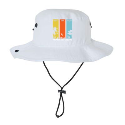 Save Our Forest Protect Our Wildlife Hike Outdoor Camping Gift Legacy Cool Fit Booney Bucket Hat