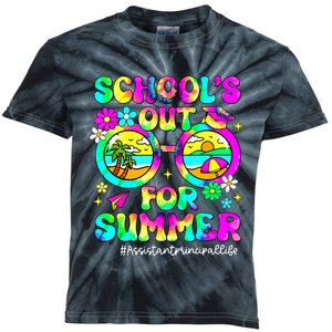 Schools Out For Summer Assistant Principal Life Tie Dye Kids Tie-Dye T-Shirt