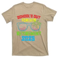 SchoolS Out Forever Retirement 2025 Funny Retired Teacher T-Shirt