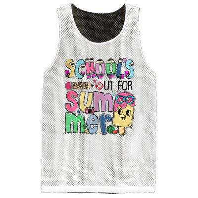 School's Out For Summer Teacher Summer Vacation Mesh Reversible Basketball Jersey Tank