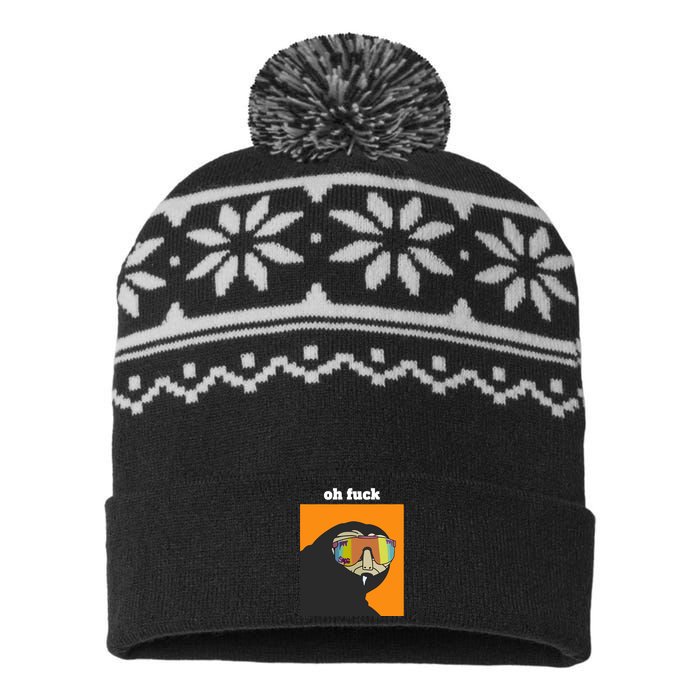 Sk Oh Fuck Slerf USA-Made Snowflake Beanie