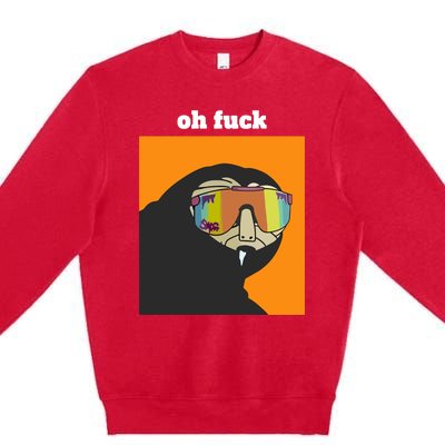 Sk Oh Fuck Slerf Premium Crewneck Sweatshirt