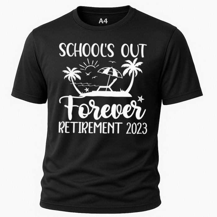 Schools Out Forever Retirement Cooling Performance Crew T-Shirt