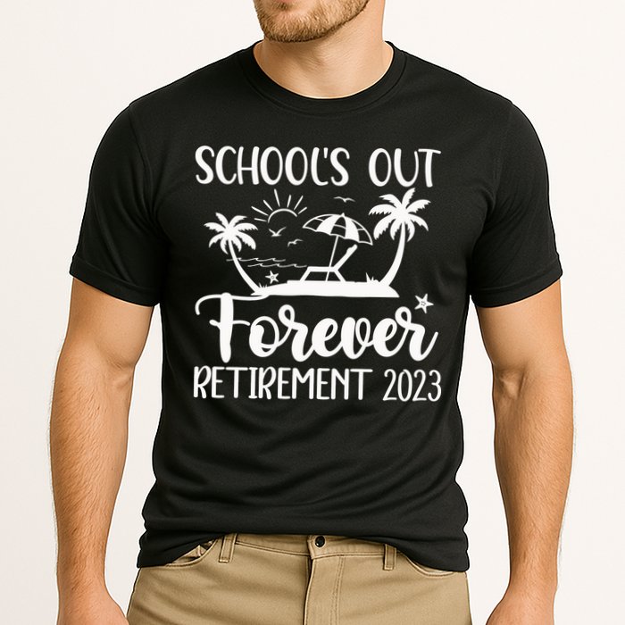 Schools Out Forever Retirement Cooling Performance Crew T-Shirt