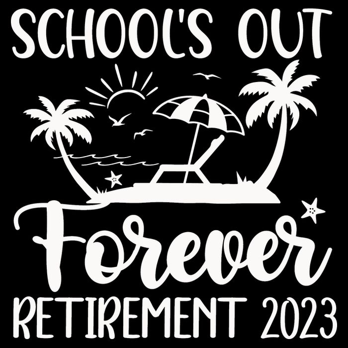 Schools Out Forever Retirement Cooling Performance Crew T-Shirt