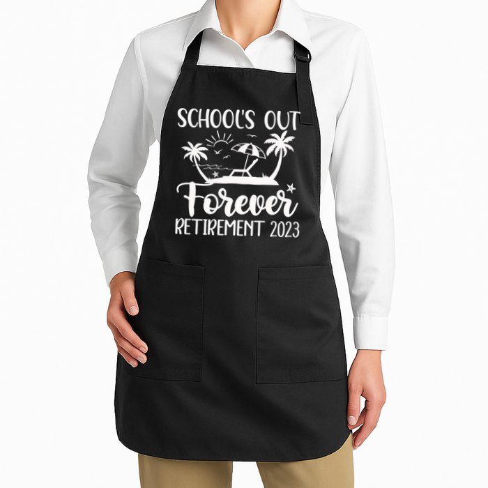 Schools Out Forever Retirement Apron