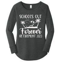 Schools Out Forever Retirement Women's Perfect Tri Tunic Long Sleeve Shirt