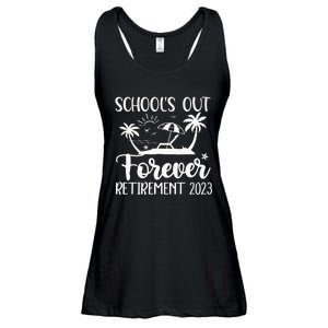 Schools Out Forever Retirement Ladies Essential Flowy Tank