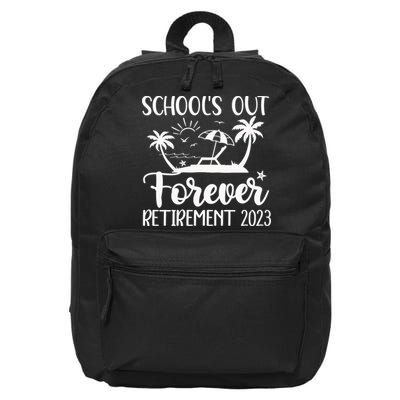 Schools Out Forever Retirement 16 in Basic Backpack
