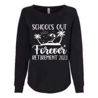 Schools Out Forever Retirement Womens California Wash Sweatshirt