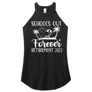 Schools Out Forever Retirement Women's Perfect Tri Rocker Tank