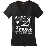 Schools Out Forever Retirement Women's V-Neck T-Shirt