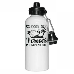 Schools Out Forever Retirement Aluminum Water Bottle