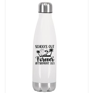 Schools Out Forever Retirement Stainless Steel Insulated Water Bottle