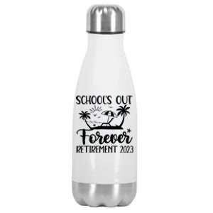 Schools Out Forever Retirement Stainless Steel Insulated Water Bottle