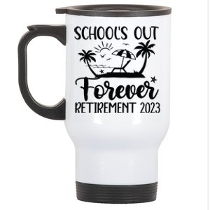 Schools Out Forever Retirement Stainless Steel Travel Mug