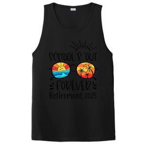 SchoolS Out Forever Retired Teacher Retirement 2025 PosiCharge Competitor Tank