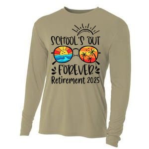 SchoolS Out Forever Retired Teacher Retirement 2025 Cooling Performance Long Sleeve Crew