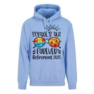 SchoolS Out Forever Retired Teacher Retirement 2025 Unisex Surf Hoodie