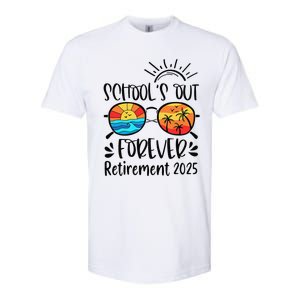 SchoolS Out Forever Retired Teacher Retirement 2025 Softstyle CVC T-Shirt