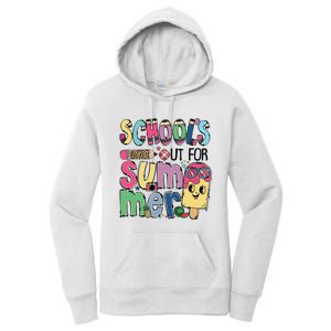 Schools Out For Summer Teacher Boy Girl Summer Vacation Women's Pullover Hoodie