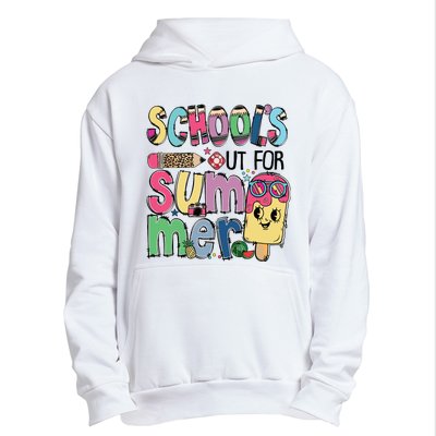 Schools Out For Summer Teacher Boy Girl Summer Vacation Urban Pullover Hoodie