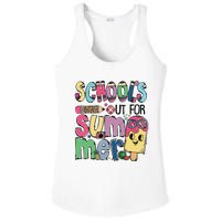 Schools Out For Summer Teacher Boy Girl Summer Vacation Ladies PosiCharge Competitor Racerback Tank