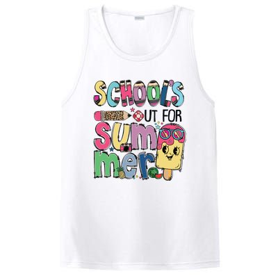 Schools Out For Summer Teacher Boy Girl Summer Vacation PosiCharge Competitor Tank