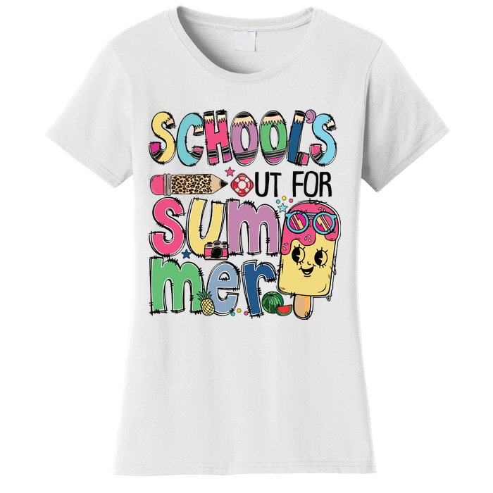 Schools Out For Summer Teacher Boy Girl Summer Vacation Women's T-Shirt