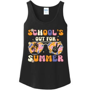 Schools Out For Summer Teacher Last Day Of School Ladies Essential Tank