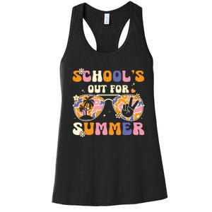 Schools Out For Summer Teacher Last Day Of School Women's Racerback Tank