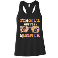 Schools Out For Summer Teacher Last Day Of School Women's Racerback Tank