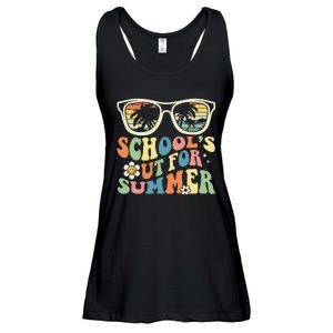 School's Out For Summer Graduation Teacher Sunglasses Retro Ladies Essential Flowy Tank