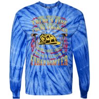 Support Our First Responders Hug A Firefighter Recognition Gift Tie-Dye Long Sleeve Shirt