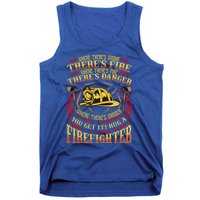 Support Our First Responders Hug A Firefighter Recognition Gift Tank Top