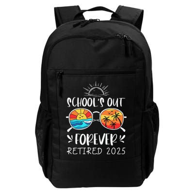 Schools Out Forever School Teacher Retired 2025 Retirement Backpack