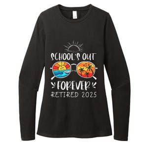 Schools Out Forever School Teacher Retired 2025 Retirement Womens CVC Long Sleeve Shirt