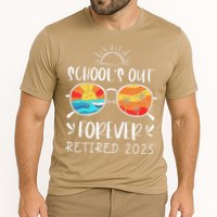 Schools Out Forever School Teacher Retired 2025 Retirement Cooling Performance Crew T-Shirt