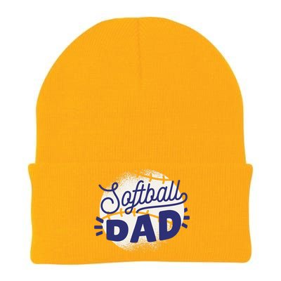 Softball Dad Knit Cap Winter Beanie