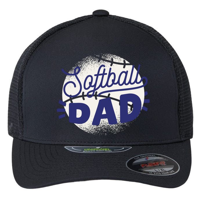 Softball Dad Flexfit Unipanel Trucker Cap