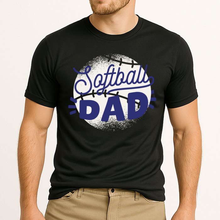 Softball Dad Cooling Performance Crew T-Shirt