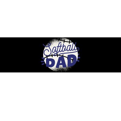 Softball Dad Bumper Sticker