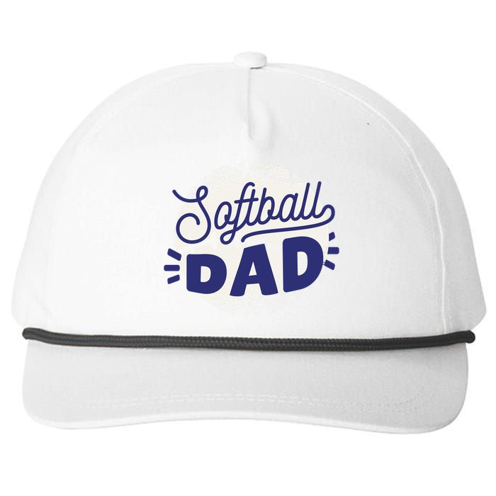 Softball Dad Snapback Five-Panel Rope Hat