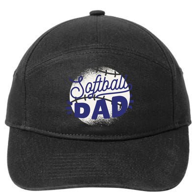 Softball Dad 7-Panel Snapback Hat